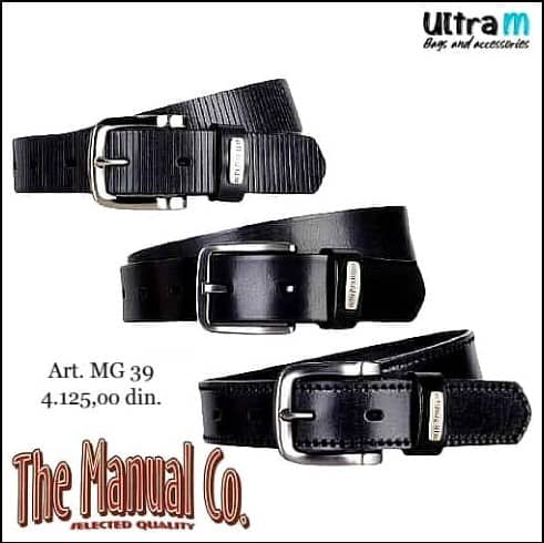 Kaiš The Manual Co MG 39 Crni 40