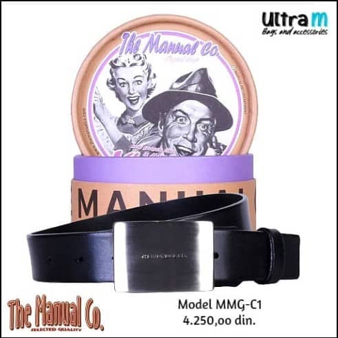 Kaiš The Manual MMG-C1 Crni