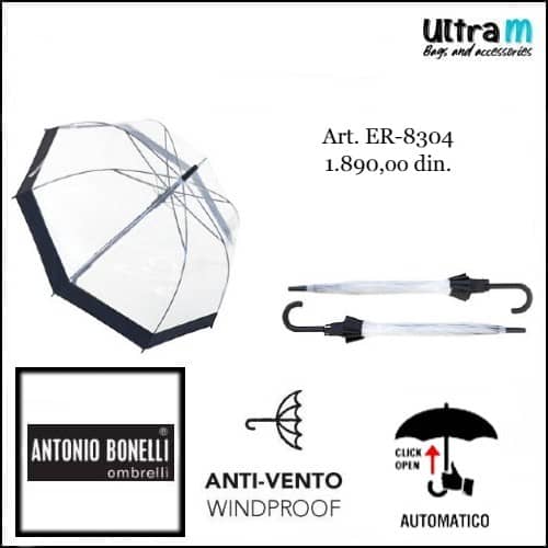 Kišobran Antonio Bonelli Art. ER-8304 Transparent