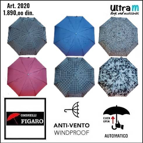 Kišobran Figaro Art. 2020 Auto Windproof