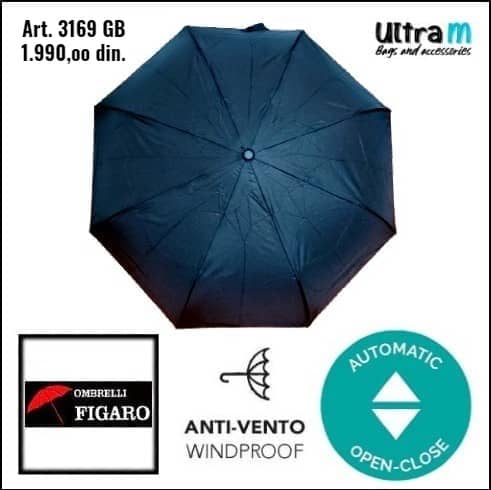Kišobran Figaro Art. 3169 GB Open-Close Windproof