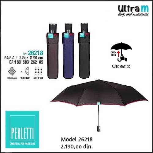 Kišobran Perletti Art. 26218 Muški automatik