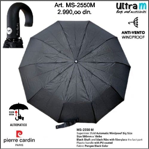 Kišobran Pierre Cardin Art. MS-2550M Automatic Windproof muški