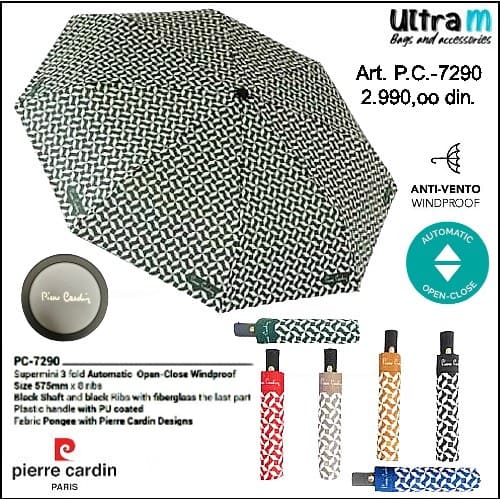 Kišobran Pierre Cardin Art. P.C.-7290 Automatic Windproof ženski