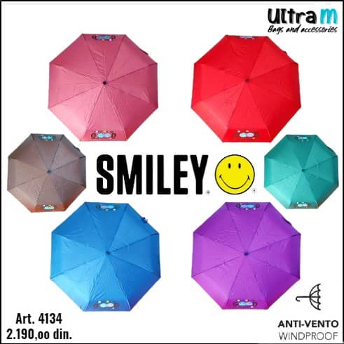 Kišobran Smiley World Art. SML 4134 Windproof