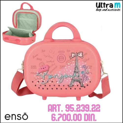 Beauty case Enso Art. 95.239.22 Bonjour Roze
