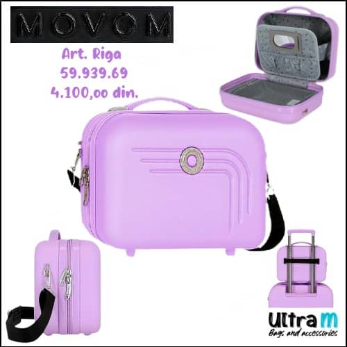 Beauty case Movom Art. Riga 59.939.69 Ljubičasti