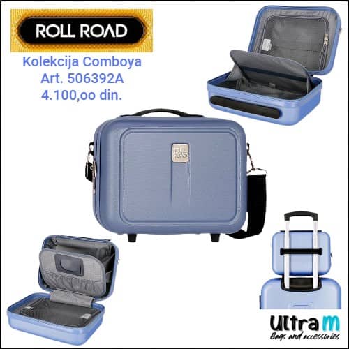 Beauty case Roll Road Art. 50.639.2A Comboya Svetlo plavi