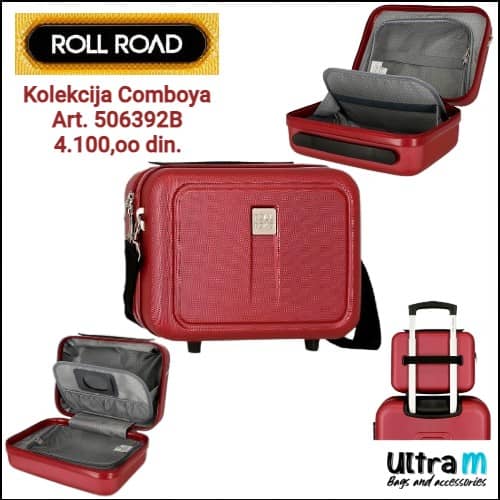 Beauty case Roll Road Art. 50.639.2B Comboya Bordo