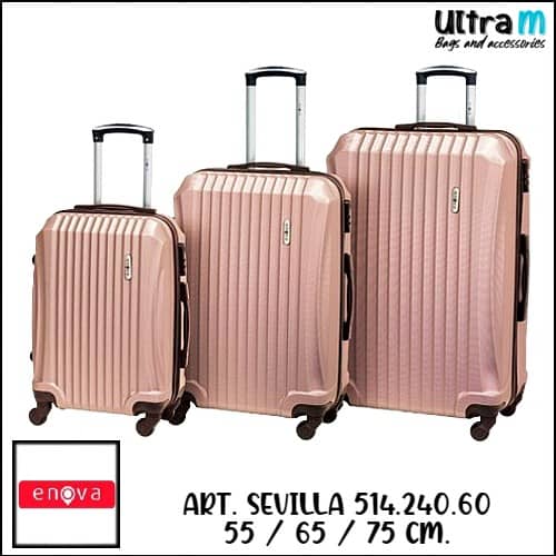 Kofer Enova Art. 514.240.60 Sevilla Champagne ABS set