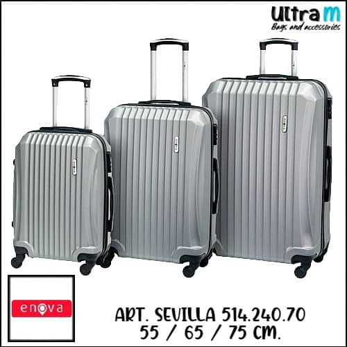 Kofer Enova Art. 514.240.70 Sevilla Grey ABS set