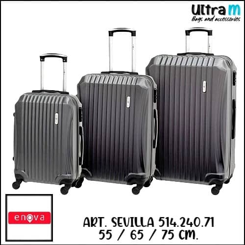 Kofer Enova Art. 514.240.71 Sevilla Dark Grey ABS set