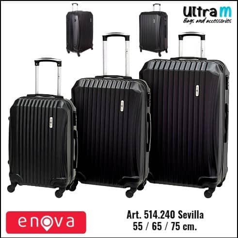 Kofer Enova Art. 514.240.80 Sevilla Black ABS set