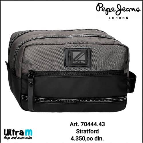 Neseser Pepe Jeans Art. 70444.43 Stratford Grey