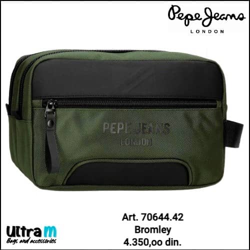 Neseser Pepe Jeans Art. 70644.42 Bromley Olive