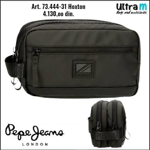 Neseser Pepe Jeans Art. 73444.31 Hoxton Crni