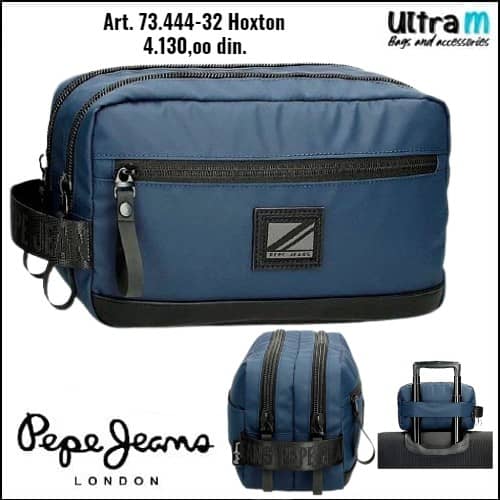 Neseser Pepe Jeans Art. 73444.32 Hoxton Plavi