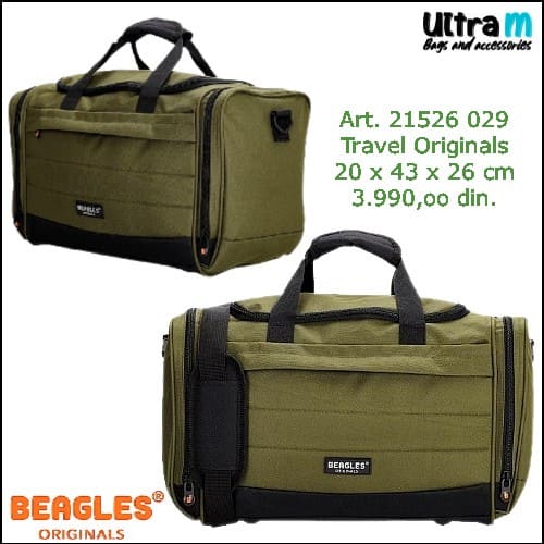 Putna torba Beagles Originals Art. 21526 029 Travel originals maslinasta