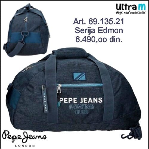 Putna torba Pepe Jeans Art. 69.135.21 Edmon Navy Cabin size