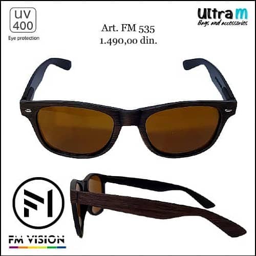 Naočare za sunce FM VISION FM 535 Muške braon