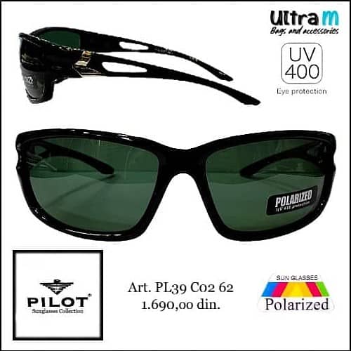 Naočare za sunce Pilot Sunglasses PL 39 C02 62 Polarizovane