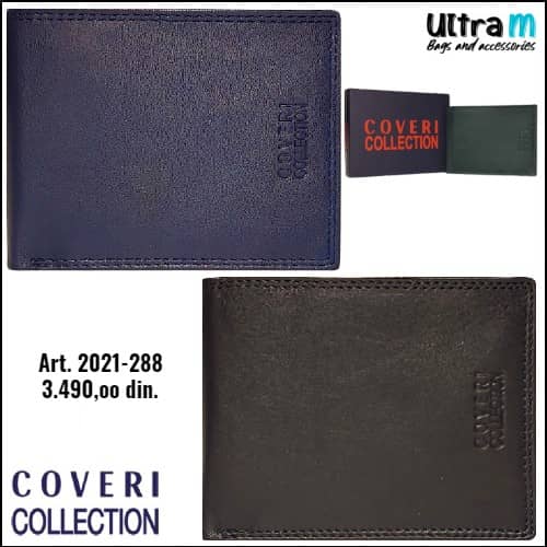 Muški novčanik Coveri Collection Art. 2021-288 Teget i crni