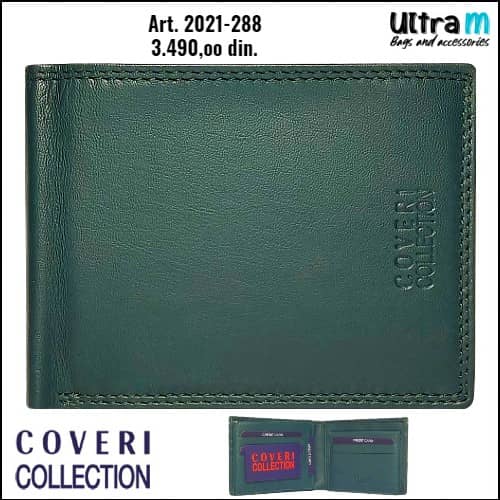 Muški novčanik Coveri Collection Art. 2021-288 Zeleni