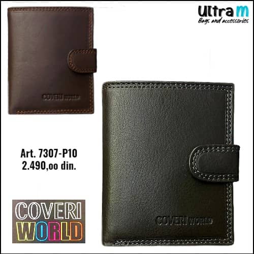Muški novčanik Coveri World Art. 7307-P10 Koža