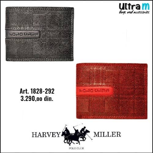 Muški novčanik Harvey Miller Polo Club Art. 1828-292 Koža