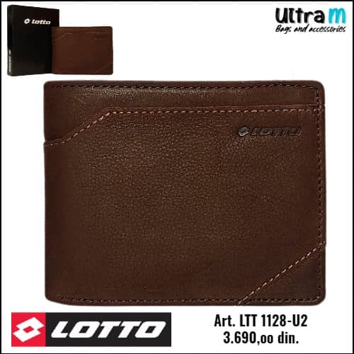 Muški novčanik Lotto Art. LTT 1128-U2 Braon