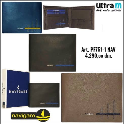 Muški novčanik Navigare PF751-1 NAV