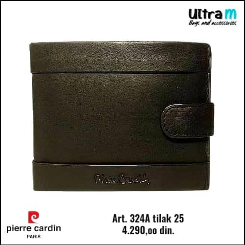 Muški novčanik Pierre Cardin Art. 324A tilak 25 Crni