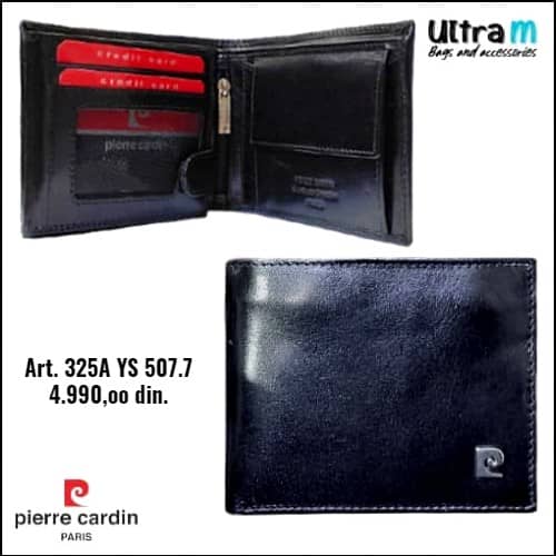 Muški novčanik Pierre Cardin Art. 325A YS 507.7 Nero
