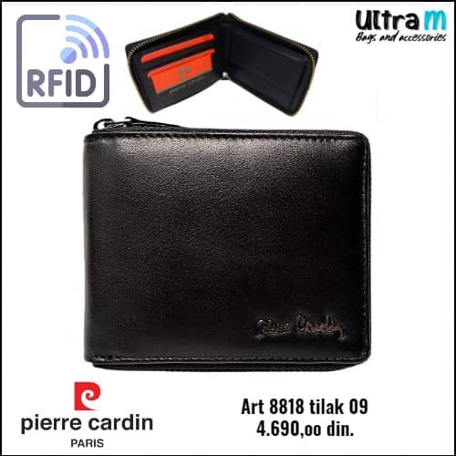 Muški novčanik Pierre Cardin Art. 8818 tilak 09 Nero