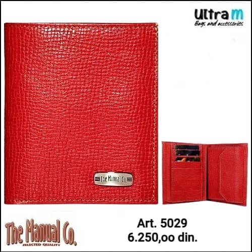 Muški novčanik The Manual Co Art. 5029 Crveni