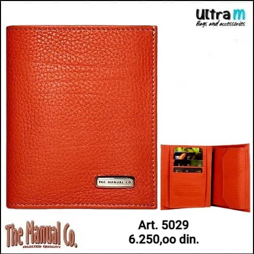 Muški novčanik The Manual Co Art. 5029 Narandžasti