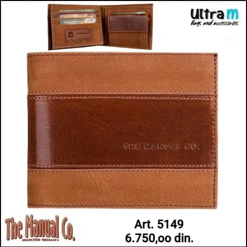 Muški novčanik The Manual Co Art. 5149 BRN-2