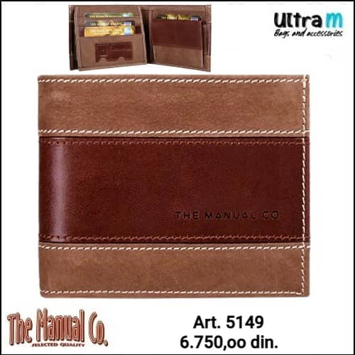 Muški novčanik The Manual Co Art. 5149 BRN-4