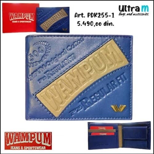 Muški novčanik Wampum Art. PDK255-1 PF UOMO
