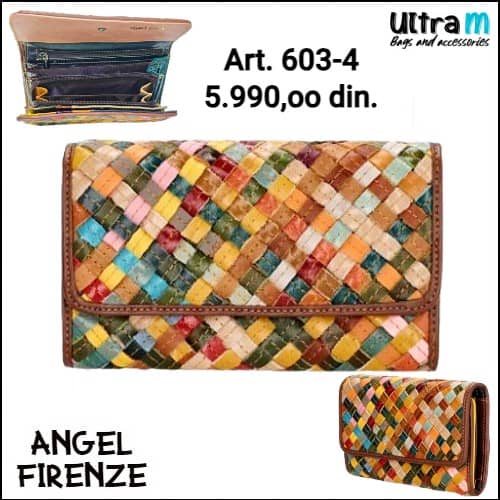 Zenski novčanik Angel Firenze Art. 603-4 195 Multikolor unikat