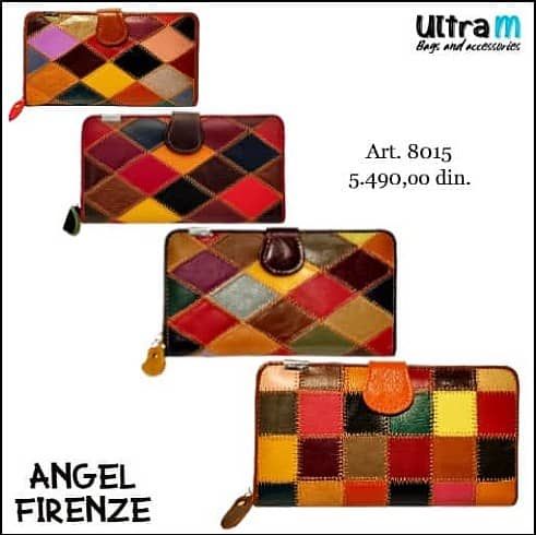 Zenski novčanik Angel Firenze Art. 8015 Unikati multikolor koža
