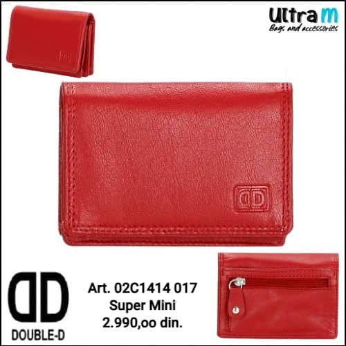 Zenski novčanik Double D Art. 02C1414 017 Koža RFID