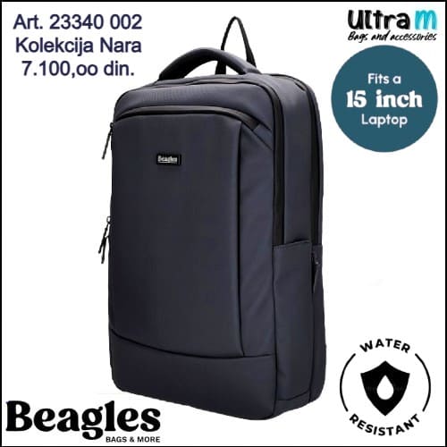 Ranac Beagles Art. 23340 002 Nara Waterproof laptop 15.6'' teget