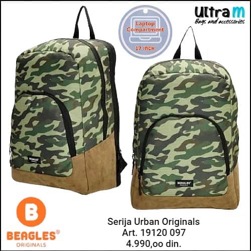Ranac Beagles Originals Art. 19210 097 Military green