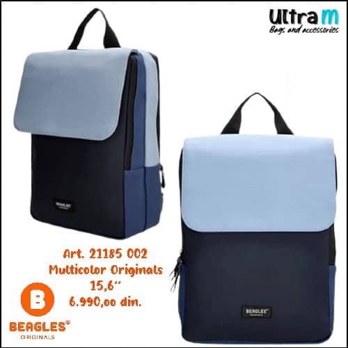 Ranac Beagles Originals Art. 21185 002 Multicolor Originals plavi