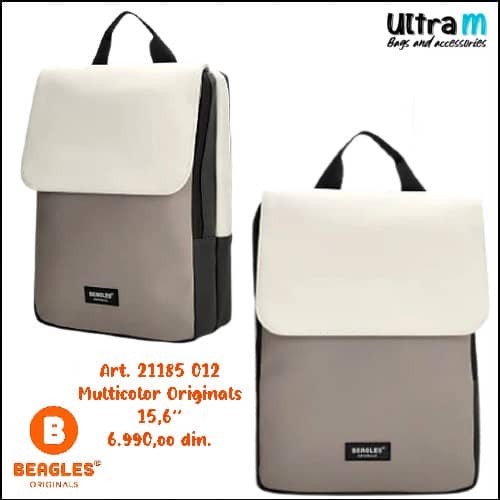 Ranac Beagles Originals Art. 21185 012 Multicolor Originals sivi