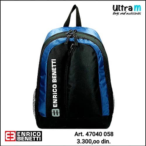 Ranac Enrico Benetti Art. 47040 058 Texas Crno-plavi