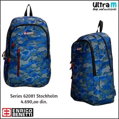 Ranac Enrico Benetti Art. 62081 Stockholm Military blue