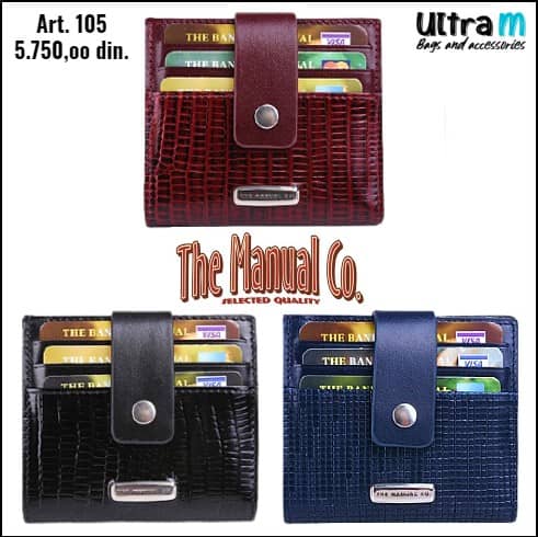 Creditcard Case The Manual Co Art. 105