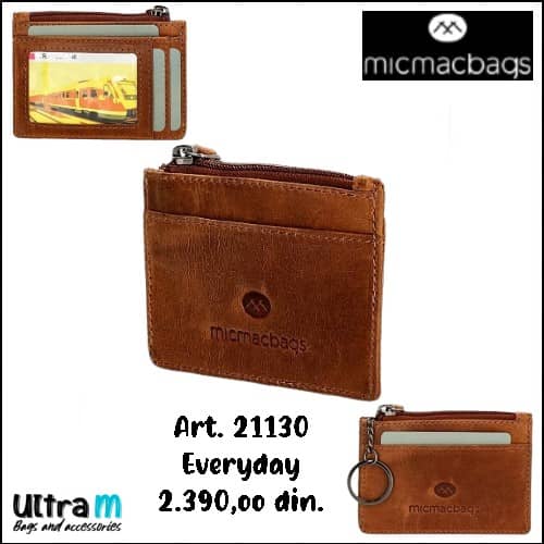 Key case Micmacbags Art. 21130 006 Everyday camel koža